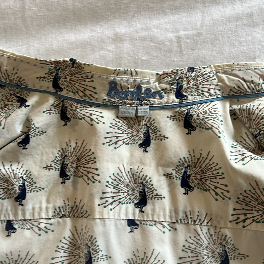 Boden peacock print shirt - Picture 5 of 9